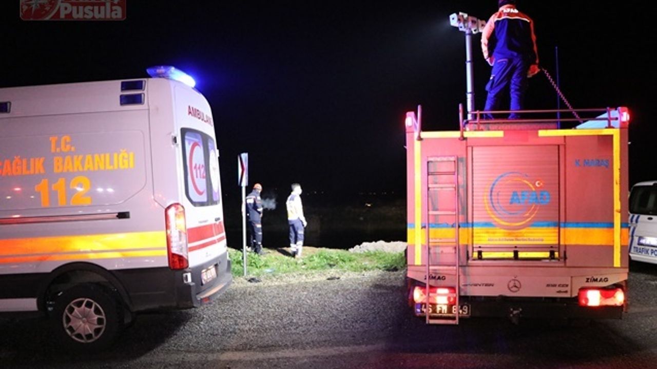 Kahramanmaraş’ta polisten kaçan şüpheliler su kanalına uçtu