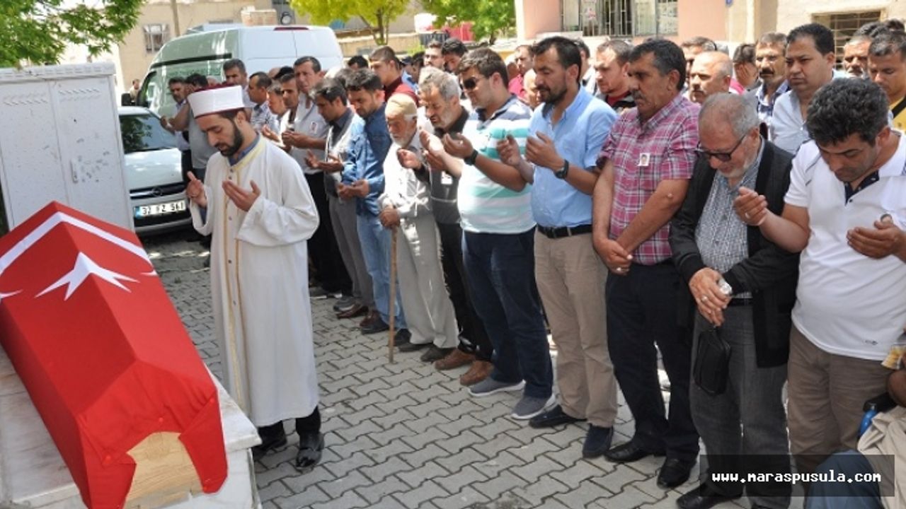 Kayseri'de Kalp krizi geçiren polis memuru Kaya, Elbistan'da toprağa verildi