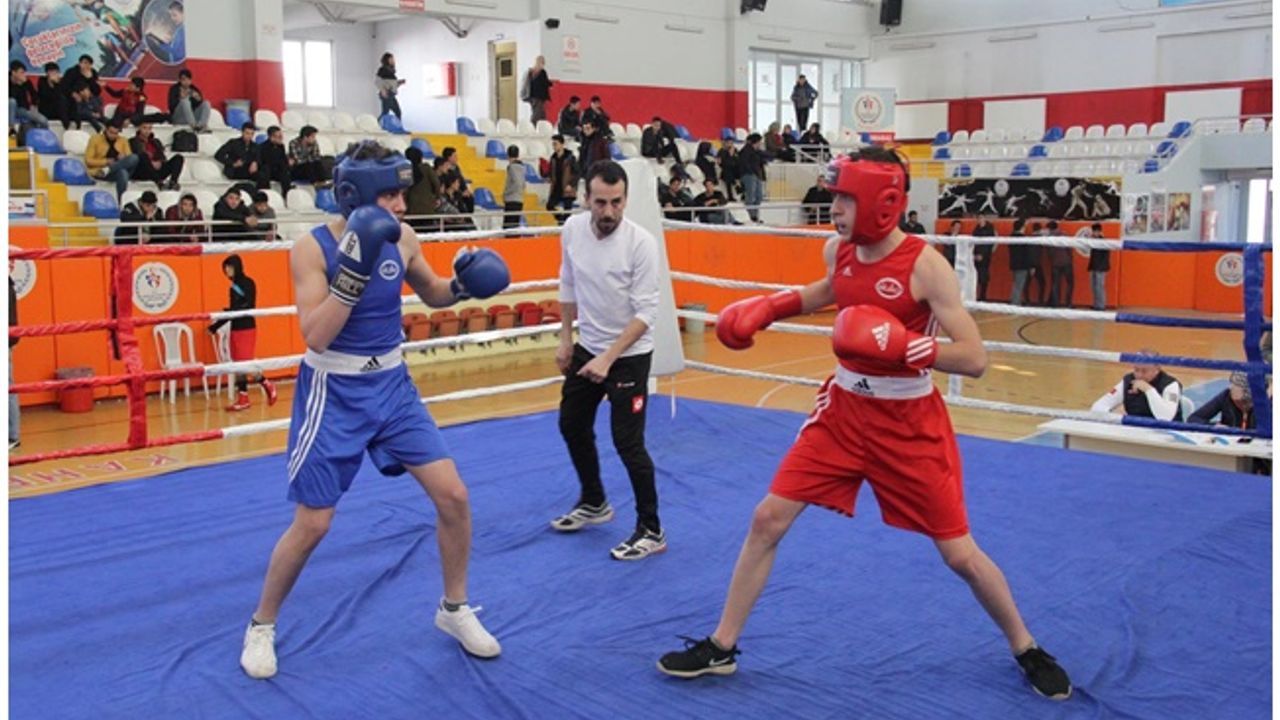 Okul Sporları Boks İl Birinciliği Turnuvası Tamamlandı