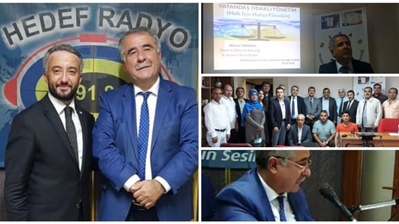 Ahmet Sandal’dan Vatandaş Odaklı Yönetim Konusunda Radyo ve Seminer Programı