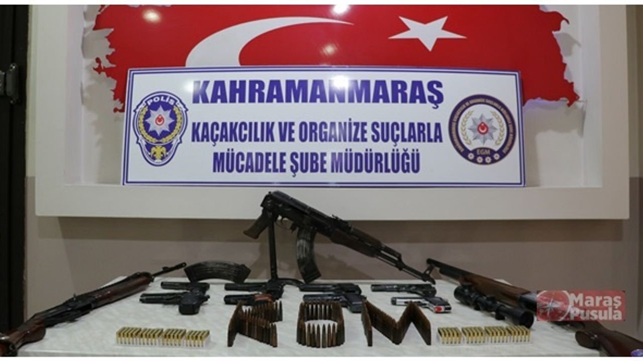 Kahramanmaraş merkezli 5 ilde silah kaçakçılığı operasyonu! 9 tutuklama