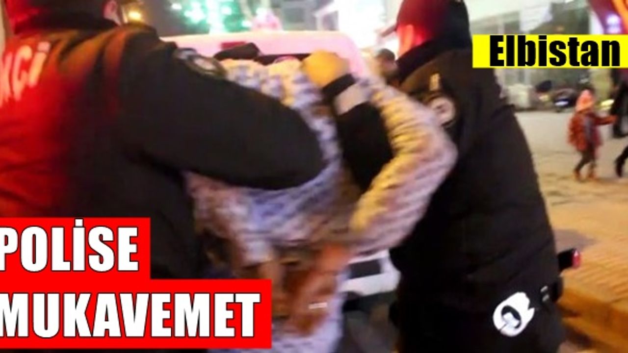 Elbistan'da Tabancası Olan 3 Kişi Polise Mukavemetten Tutuklandı