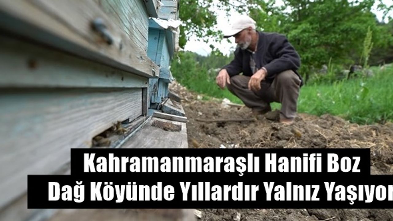 Kahramanmaraşlı Hanifi Boz, Issız Dağ Köyünde Robinson Gibi Yalnız Yaşıyor!