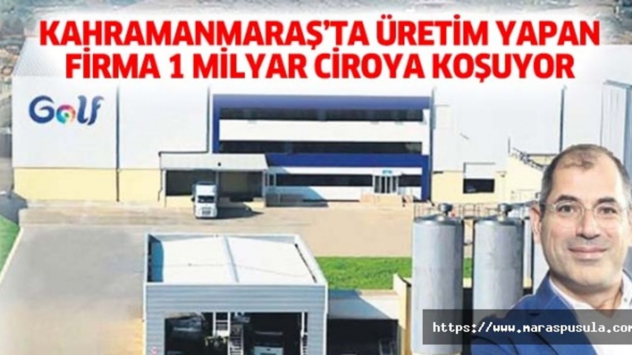 Kahramanmaraş’ta üretim yapan firma 1 milyar ciroya koşuyor
