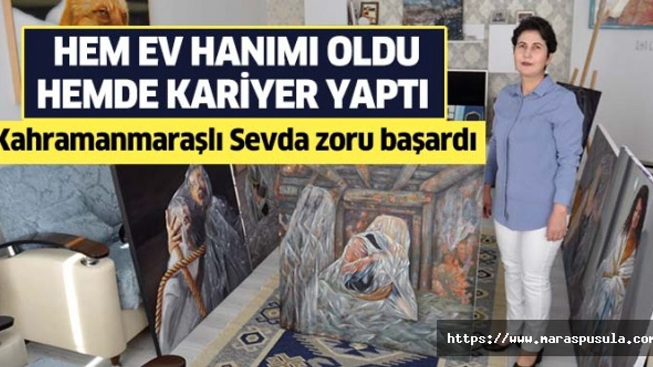 Hem ev hanımı oldu hemde kariyer yaptı