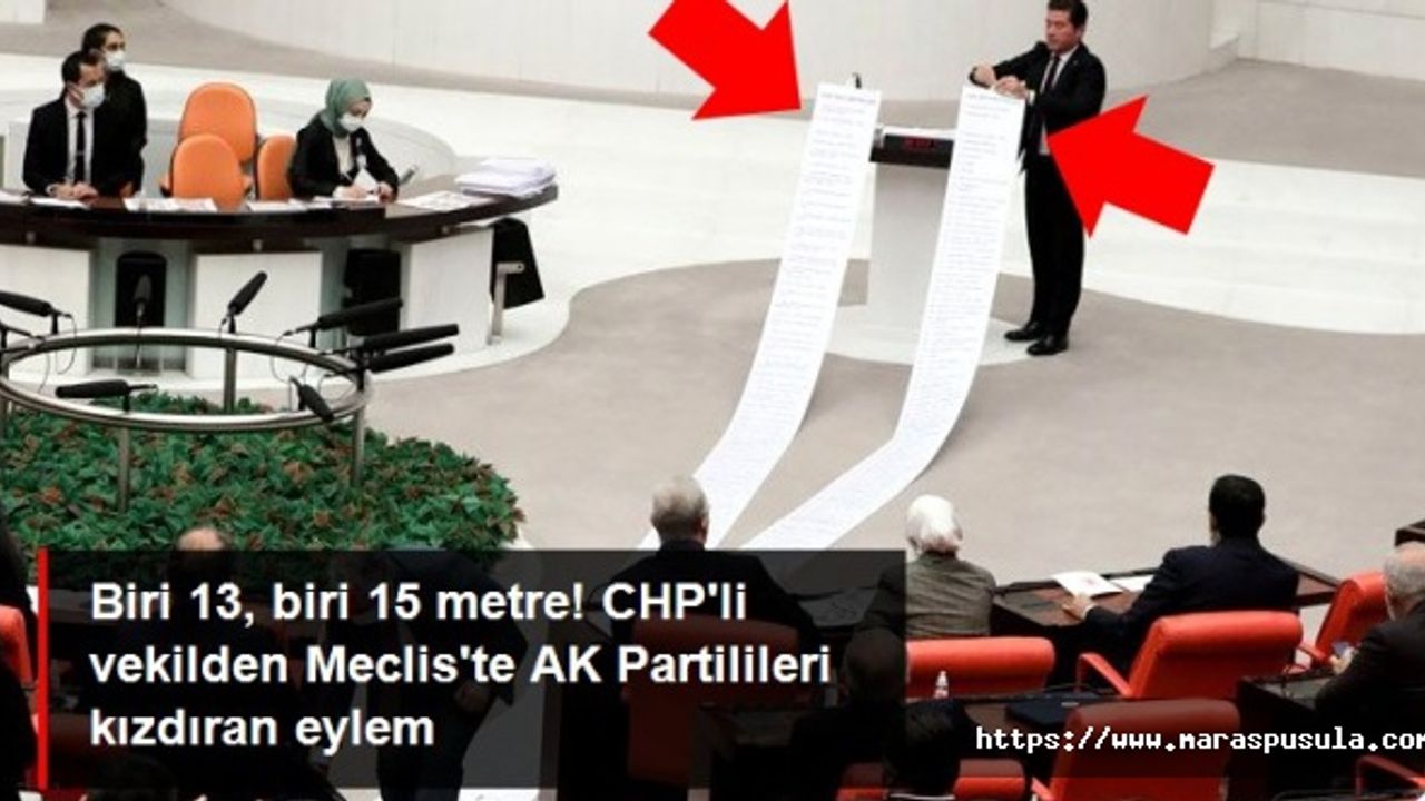 CHP’li vekilden mecliste Ak Partilileri kızdıran eylem