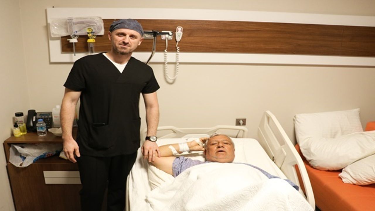 Kahramanmaraş’ta 65 yaşındaki hasta böyle sağlığına kavuştu!