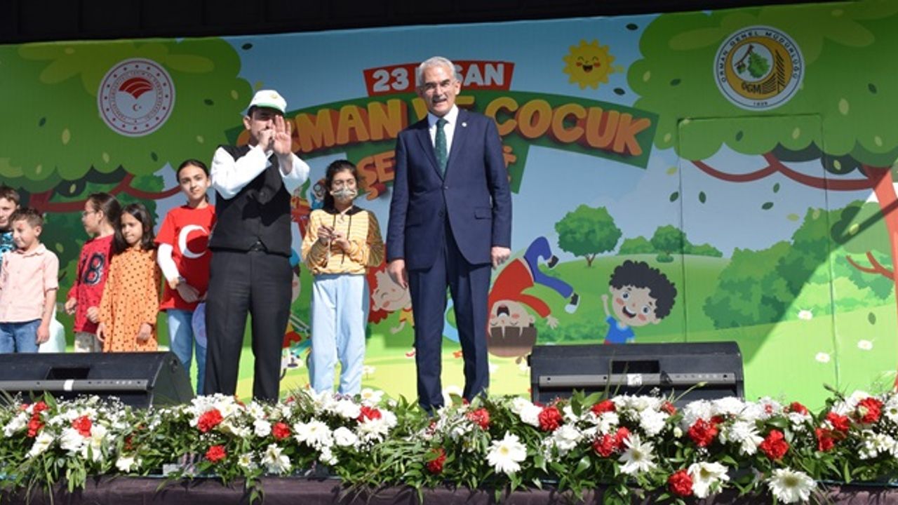 Kahramanmaraş'ta 'Orman ve Çocuk Şenliği' düzenlendi!