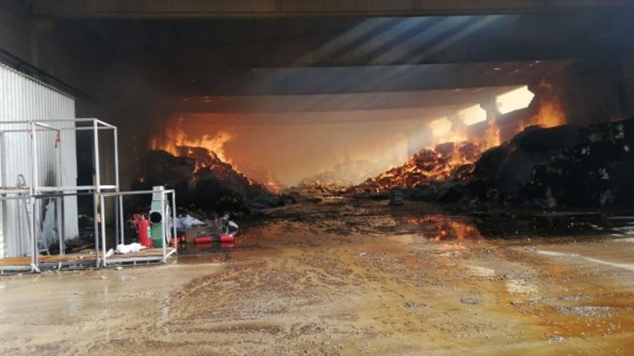Kahramanmaraş'ta tarhana fabrikasında şüpheli yangın!