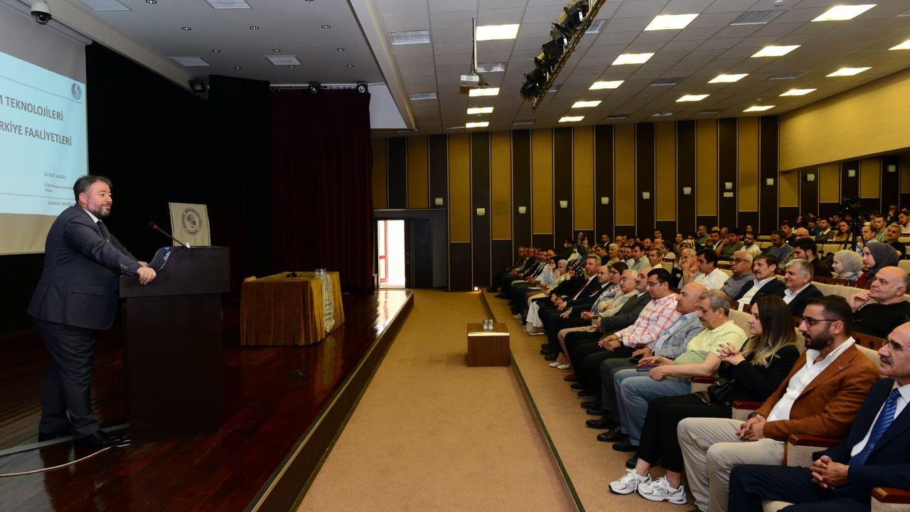 EÜAŞ Genel Müdürü Alagöz KSÜ’de ‘Elektrik Üretim Teknolojileri’ konulu konferans verdi