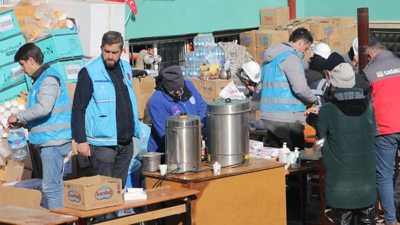 TDV, deprem bölgesinde 1,6 milyon kişiye yemek ulaştırdı
