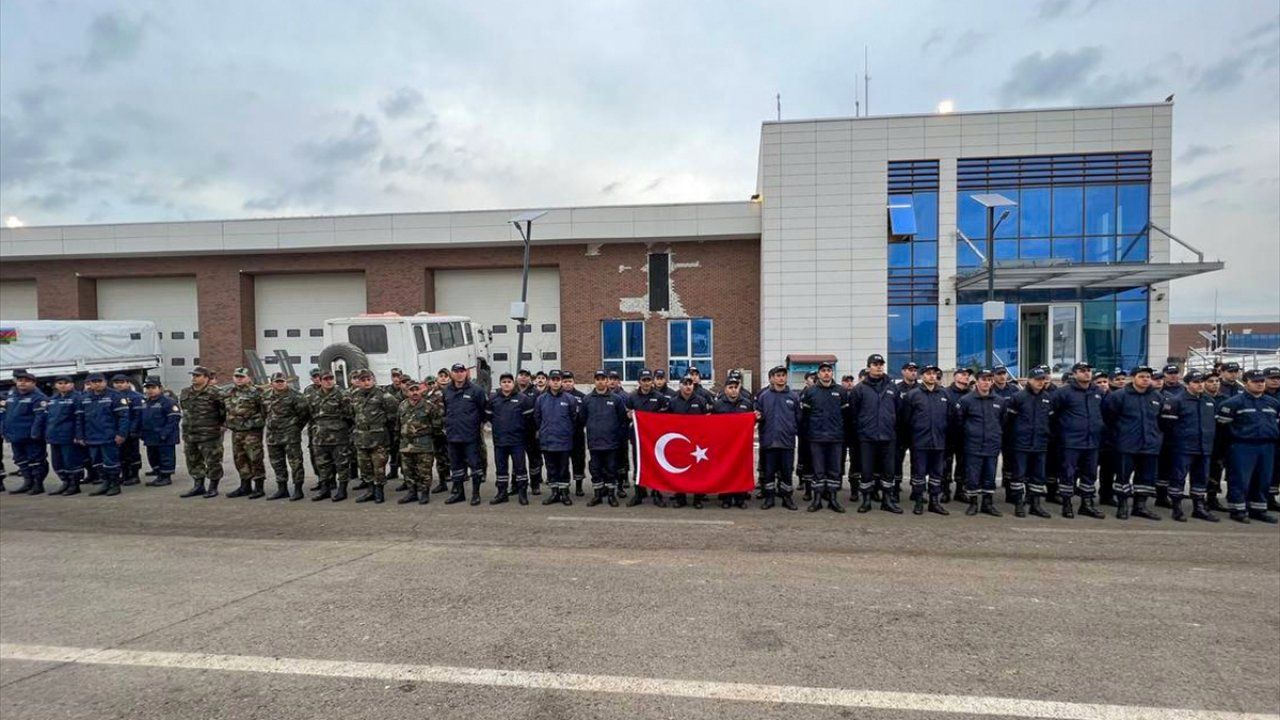 Azerbaycan arama kurtarma ekibinin son bölümü Kahramanmaraş'tan ayrıldı!