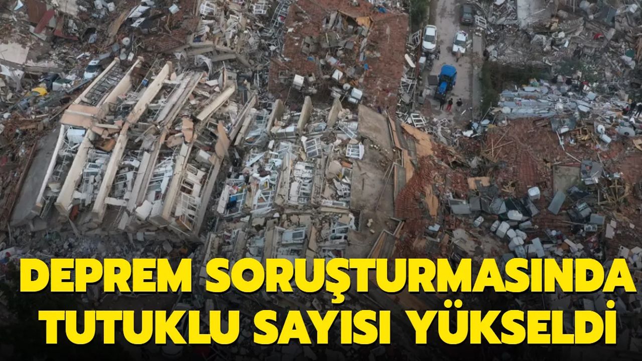 Depremlerde yıkılan binalarla ilgili kusuru bulunan 768 şüpheli hakkında işlem yapıldı