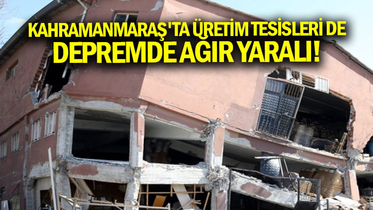 Mutfak eşyası sektöründe öncü Kahramanmaraş'ta üretim tesisleri de depremde ağır yaralı!