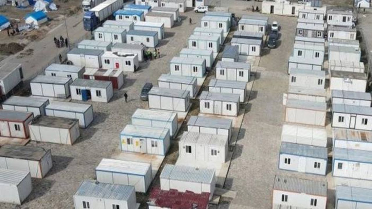 Kahramanmaraş'ta konteynerda yaşayan depremzede sayısı 38 bine ulaştı