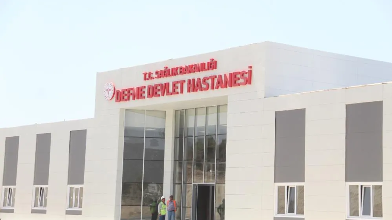Defne Devlet Hastanesi açılış için gün sayıyor