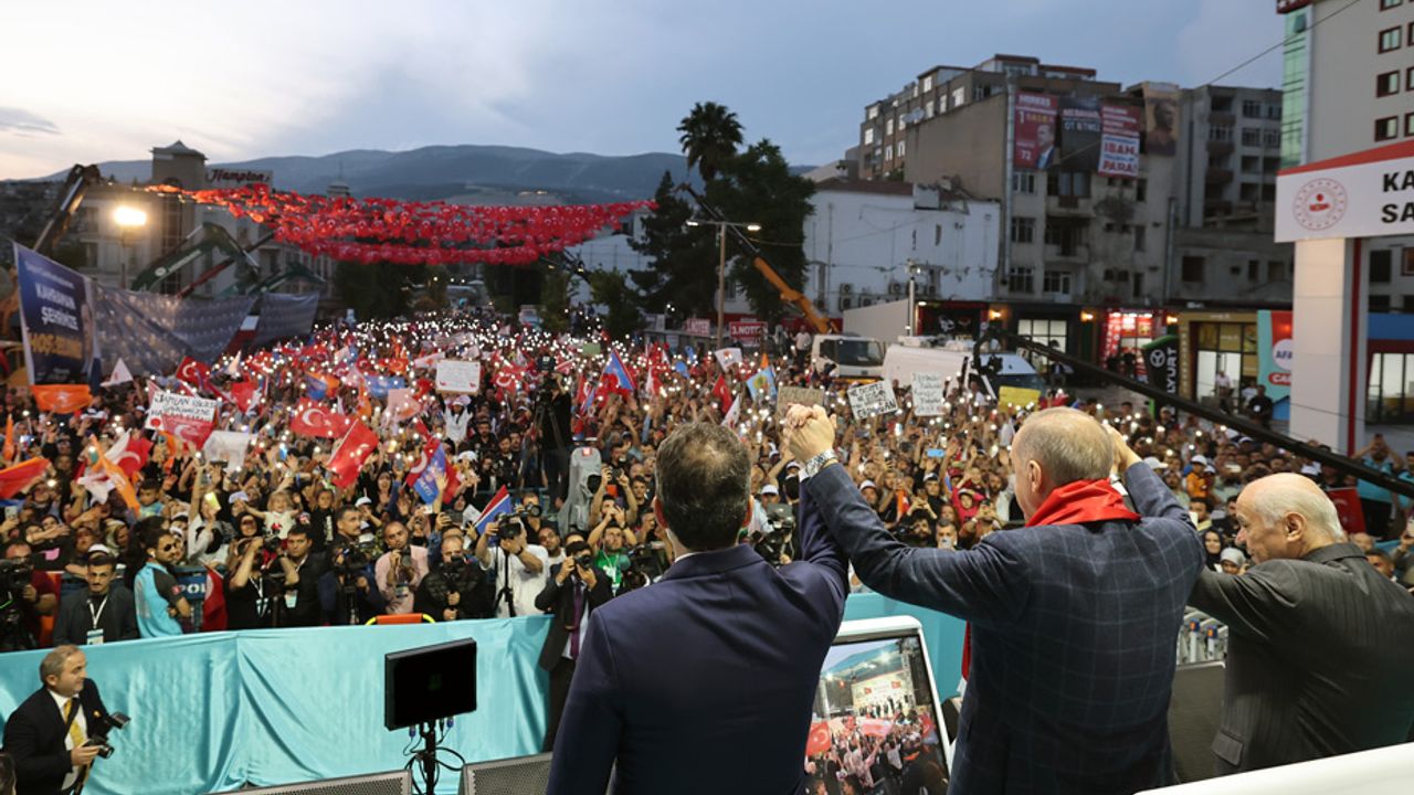 Cumhurbaşkanı Erdoğan'a Kahramanmaraş'ta Sevgi Seli