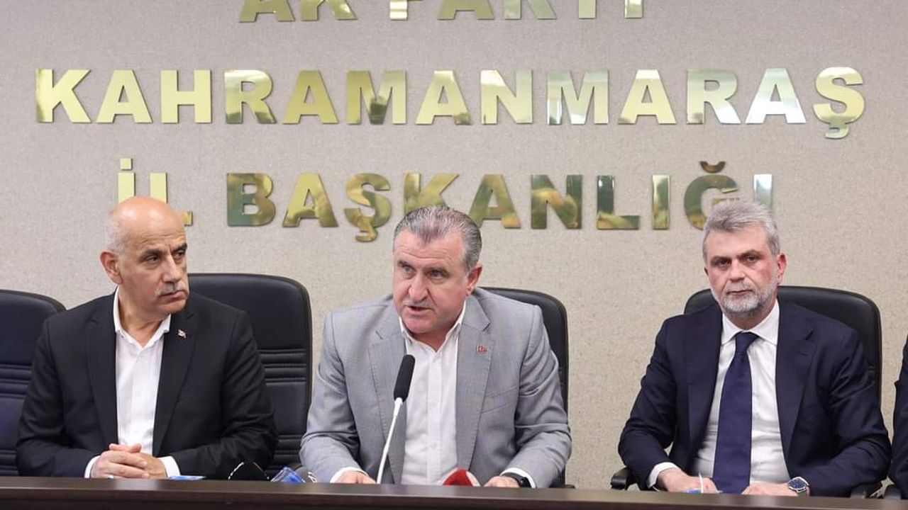 Gençlik ve Spor Bakanı Osman Aşkın Bak Kahramanmaraş'ta!