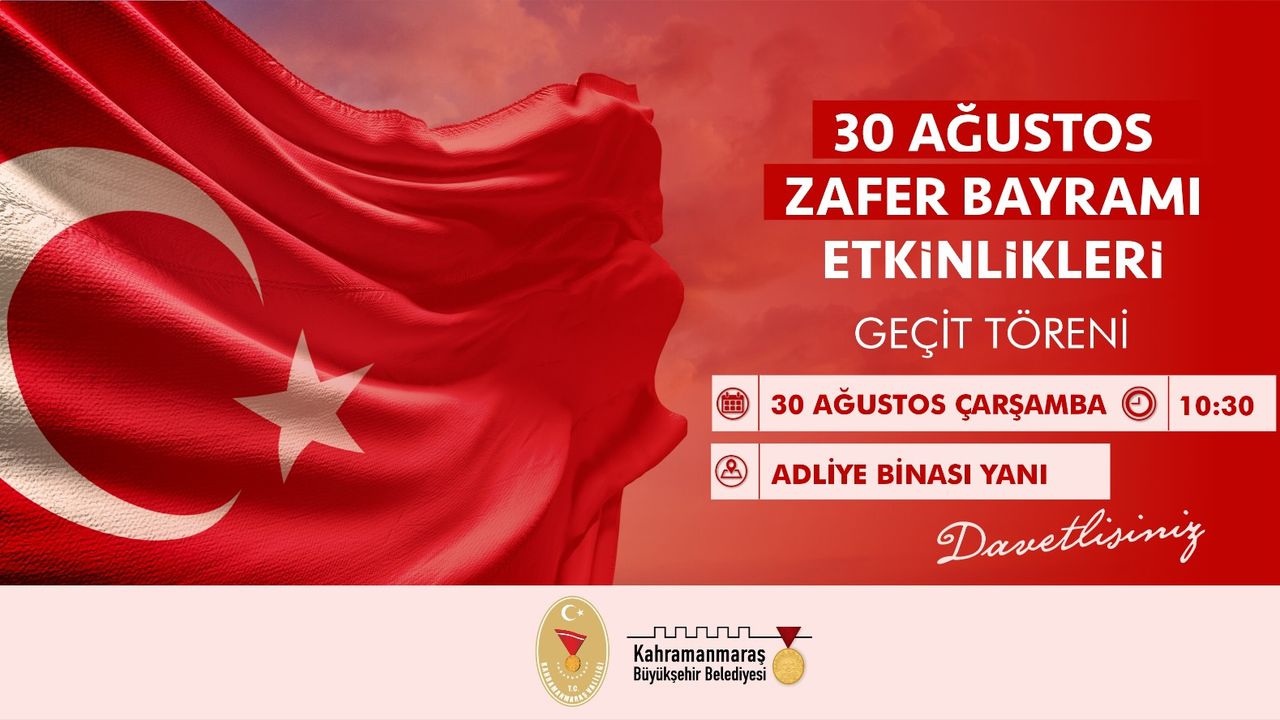 30 Ağustos Zafer Bayramı, Adliye Binası Yanında Kutlanacak!