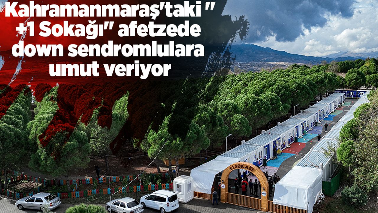 Kahramanmaraş'taki "+1 Sokağı" afetzede down sendromlulara umut veriyor
