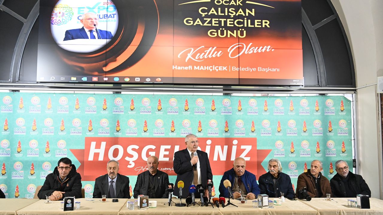 Başkan Mahçiçek, gazetecilerin gününü kutladı, çalışmaları anlattı