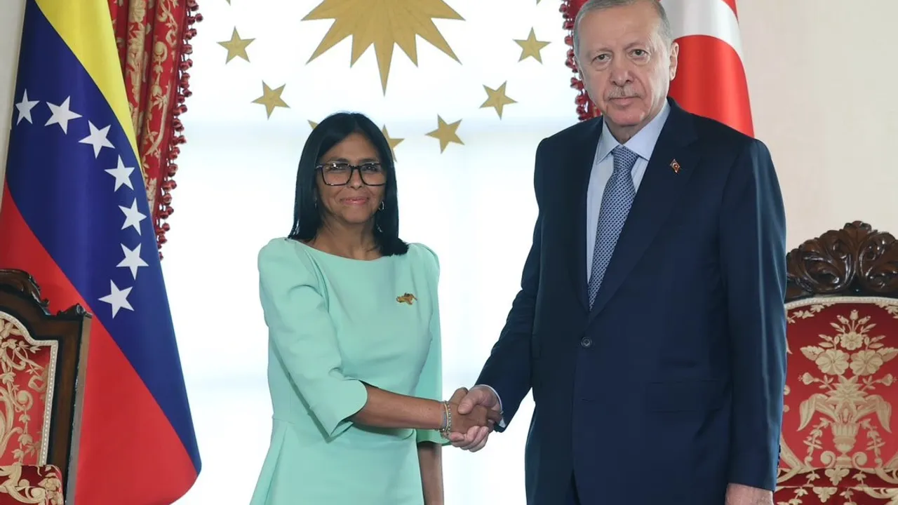 Erdoğan, Venezuela heyetini İstanbul'da kabul etti... Ticare