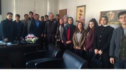 Lise Öğrencilerinden İlçe Emniyet Müdürlüğüne Ziyaret