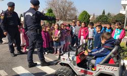 Minik Öğrenciler Trafik Eğitim Parkında