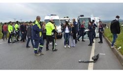 Üniversite öğrencilerini taşıyan minibüs kaza yaptı! Yaralılar var