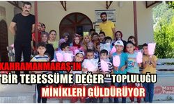 Kahramanmaraş'ın "Bir tebessüme değer" topluluğu Minikleri Güldürüyor