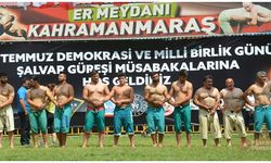 Kahramanmaraş'ta 632 güreşçi, 15 Temmuz şehitleri anısına er meydanına çıktı