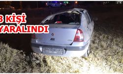 Elbistan‘da otomobil takla attı 3 yaralı