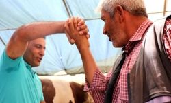 Kurban pazarında ilginç olay; Pazarlık yaptığı kişinin parmaklarını kırdı!