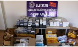 Elbistan'da 100 bin TL değerinde kaçak cep telefonu aksesuarı yakalandı!