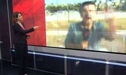 Teröristlerin vurulduğu ilk an! CNN Türk muhabiri büyük panik yaşadı
