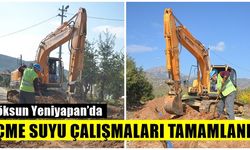 KASKİ, Göksun Yeniyapan’da İçme Suyu Çalışmalarını Tamamladı