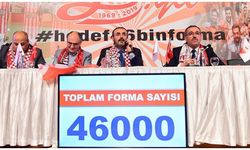 Piserro Kahramanmaraşspor 50'nci yılında 46 bin forma kampanyası 80 bine ulaştı
