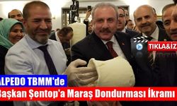 ALPEDO TBMM'de  Başkan Şentop'a Maraş Dondurması İkramı