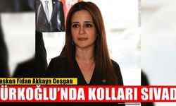Başkan Fidan Akkaya Coşgan Türkoğlu’nda Kolları Sıvadı