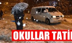 Göksun’da Okullar Tatil Edildi