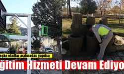 Kahramanmaraş'taki Okullarda Bakım Onarım Çalışması
