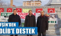 Afşin'den İdlib'e destek!