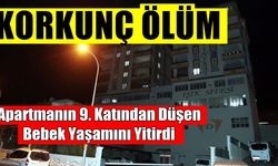 Kahramanmaraş'ta korkunç ölüm! 9. katından düşen bebek öldü