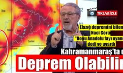 Naci Görür Kahramanmaraş'ı Uyardı.. Deprem Olabilir!
