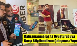 Kahramanmaraş'ta uyuşturucuya karşı bilgilendirme çalışması yapıldı