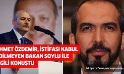 Ahmet Özdemir, istifası kabul edilmeyen Bakan Soylu ile ilgili konuştu