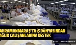 İş dünyasından sağlık çalışanlarına destek