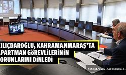 Kılıçdaroğlu, Kahramanmaraş’ta apartman görevlilerinin sorunlarını dinledi