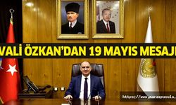 Vali Özkan’dan 19 Mayıs mesajı
