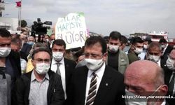 İmamoğlu, yüzde 71 oy aldığı ilçede ‘Katil başkan’ sloganları ile protesto edildi